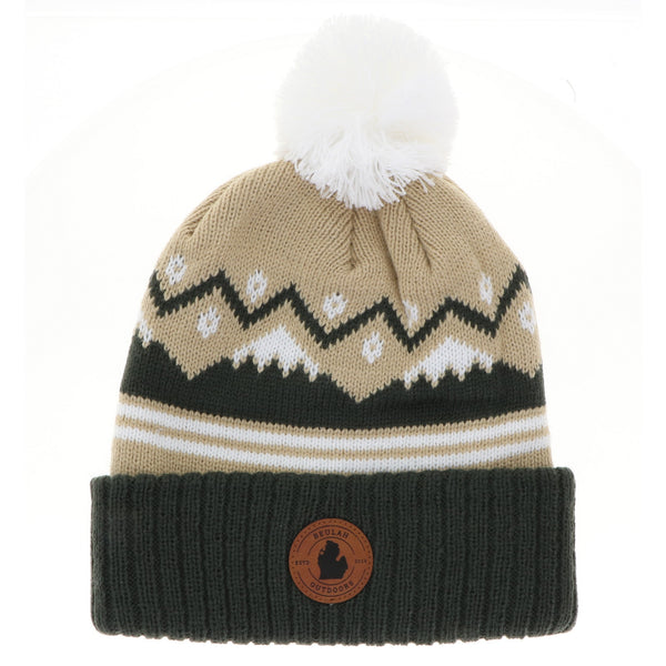 Nordic Mountain Winter Knit Cap