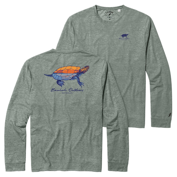 Beulah Outdoors Sunset Turtle Long Sleeve