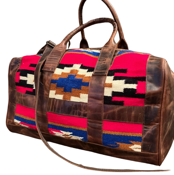 Western Saddle Blanket Duffel Bag