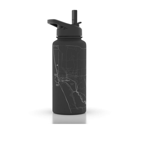 Frankfort Etched 32 oz Insulted Bottle