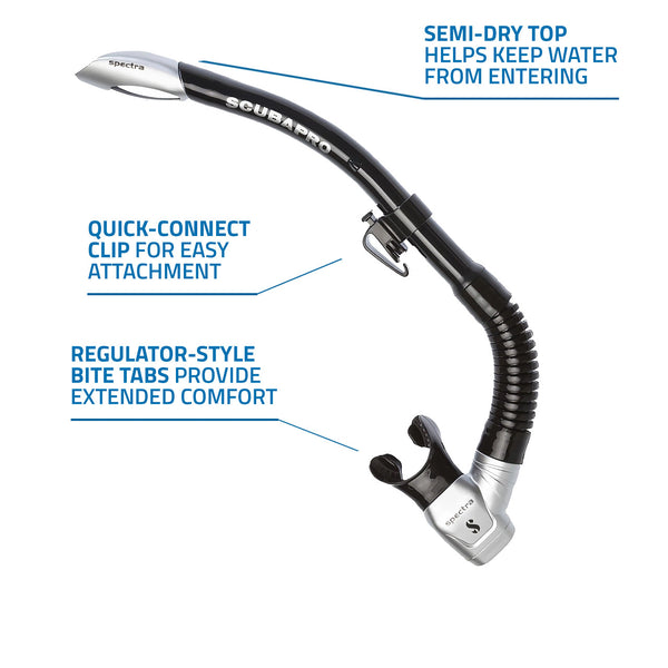 Scuba Pro Spectra Dry Snorkel