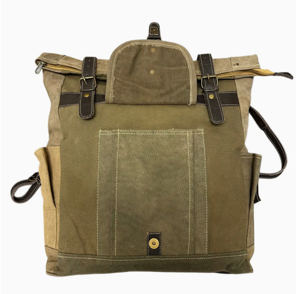 Recycled Military Tent Backpack