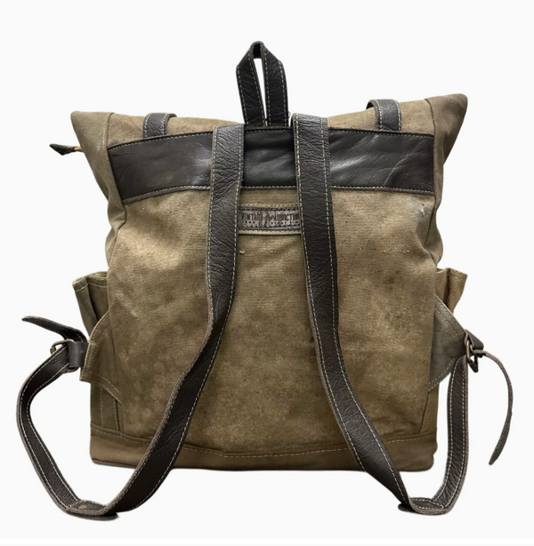 Recycled Military Tent Backpack