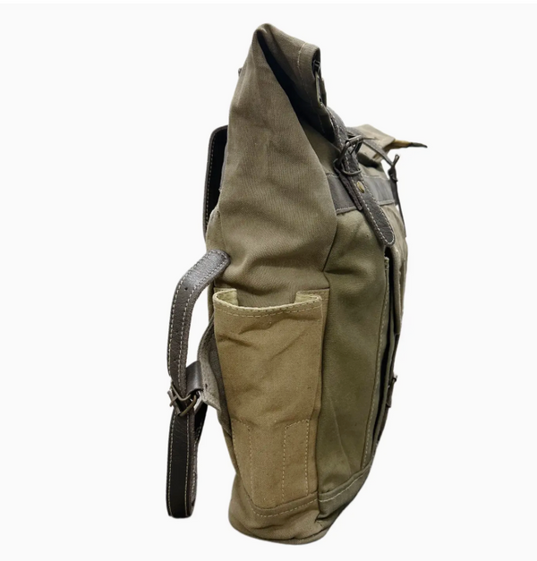 Recycled Military Tent Backpack