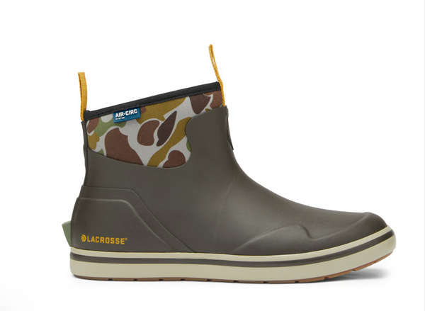 LaCrosse Mens Alpha Deck Boot "Olive /Camo"
