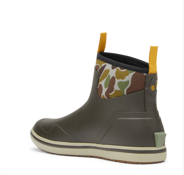 LaCrosse Mens Alpha Deck Boot "Olive /Camo"
