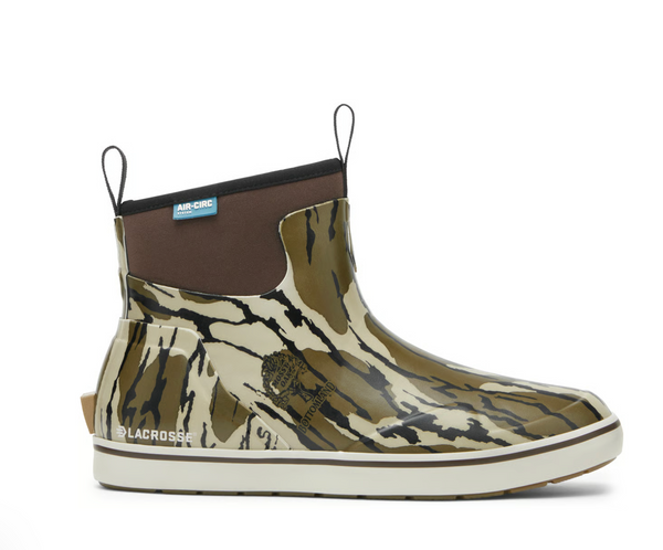 LaCrosse Mens Alpha Deck Boot "Mossy Oak"