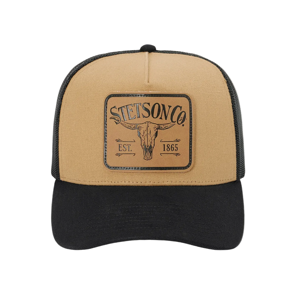 Stetson Leather Patch