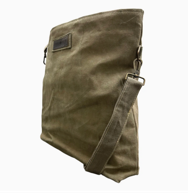 Recycled Military Tent Crossbody Bag