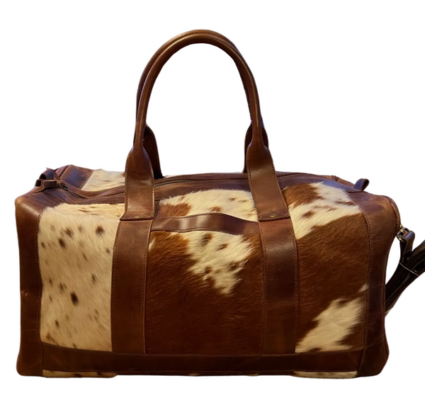 Cowhide Leather Travel Bag