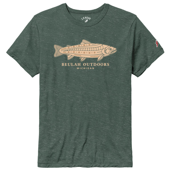 Beulah Outdoors Yellow Trout Tee