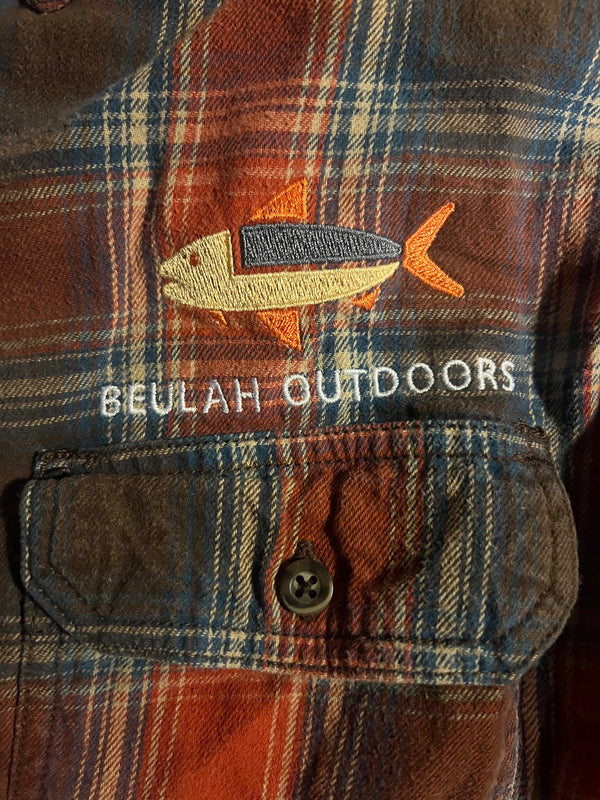 Beulah Outdooors Repurposed Vintage Flannel Shirt
