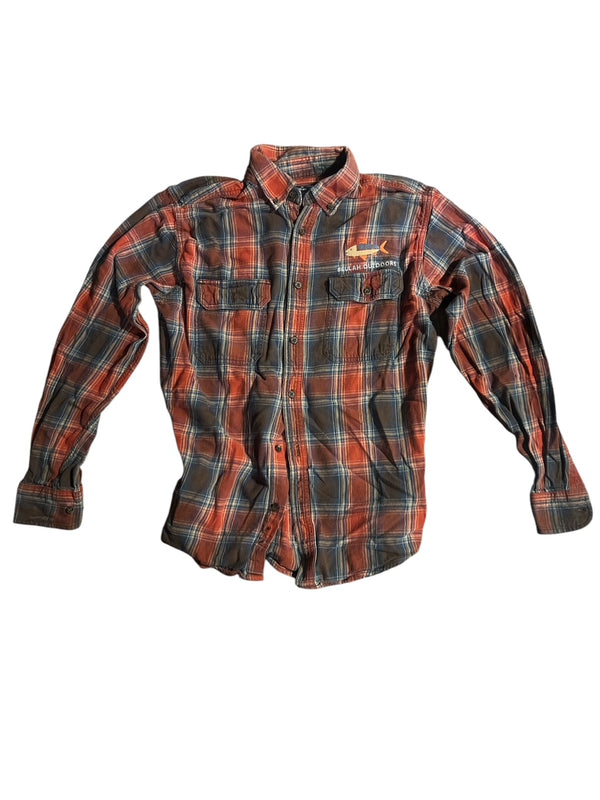 Beulah Outdooors Repurposed Vintage Flannel Shirt