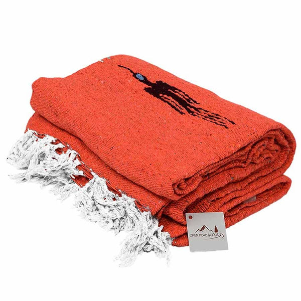 Orange Yoga Blanket