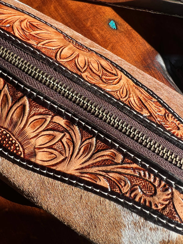 Cowhide Toiletry Bag