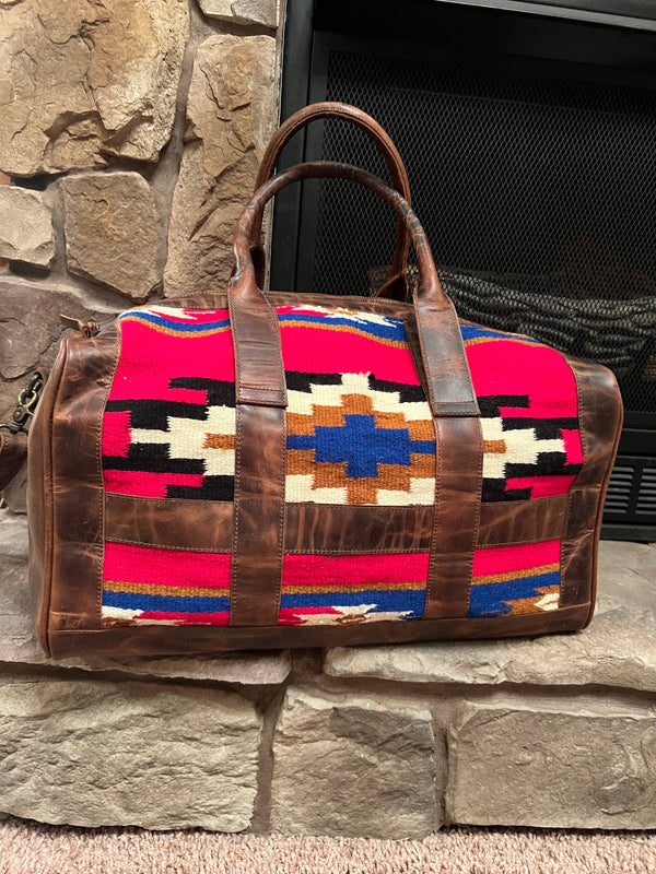 Western Saddle Blanket Duffel Bag