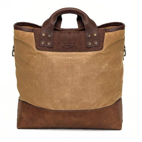 Heritage Waxed Canvas Tote Bag