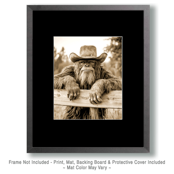 Cowboy Bigfoot Hanging Out