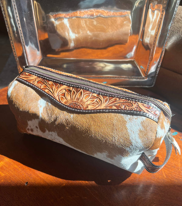 Cowhide Toiletry Bag
