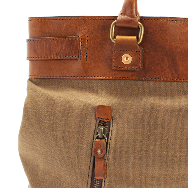 Heritage Waxed Canvas Commuter Tote