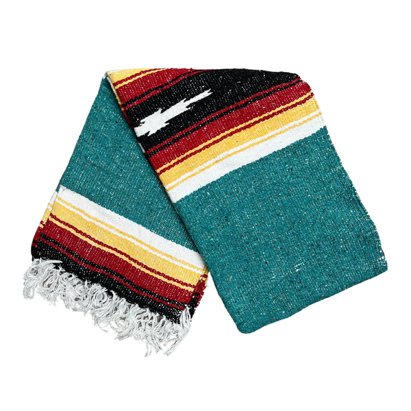 Turquoise Yoga Blanket
