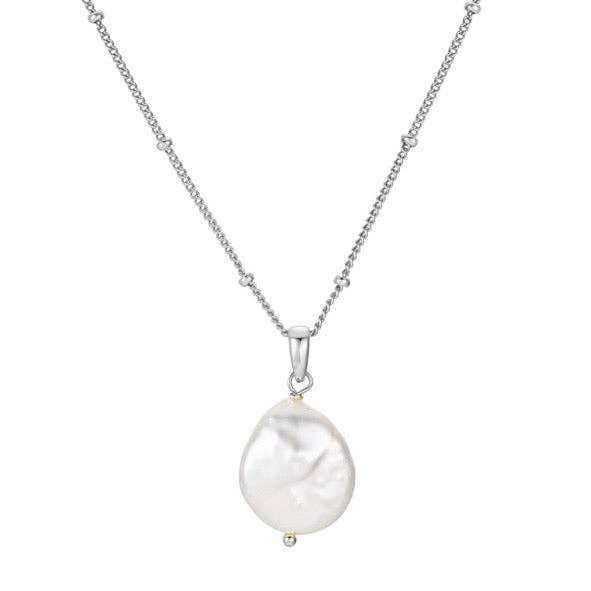 Plain Pearl Necklace