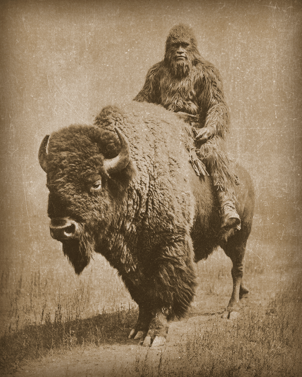 Big-Riding a Bison