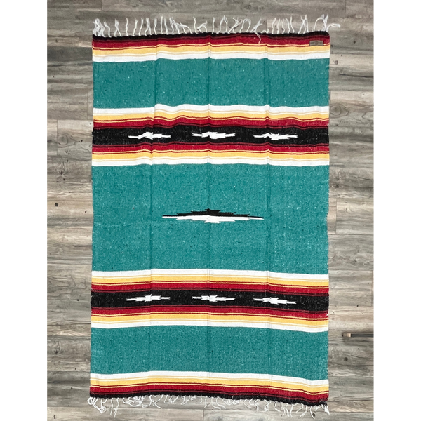 Turquoise Yoga Blanket