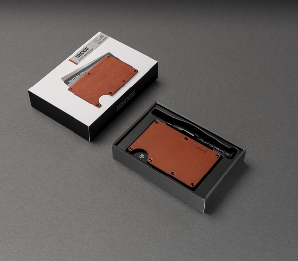 Ridge Wallet 2.0 - Tobacco Brown