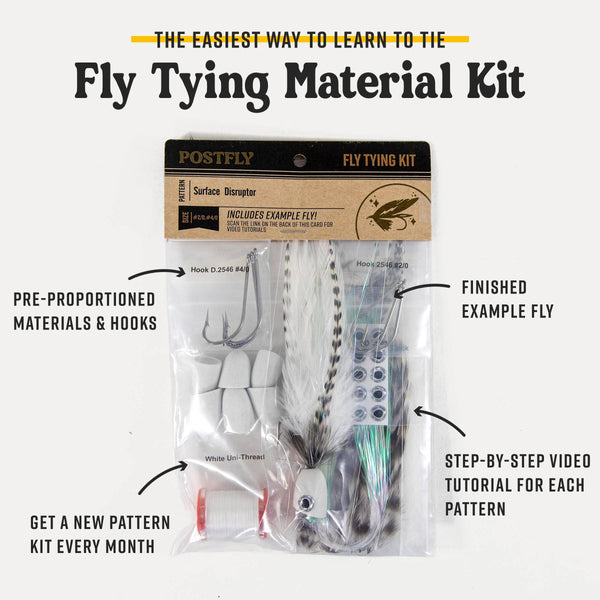 Warm Water Fly Tying Kit
