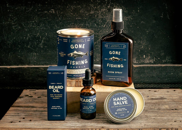 Gone Fishing Candle