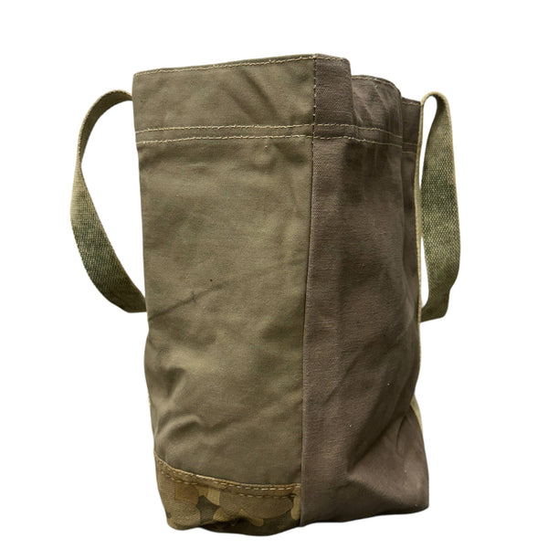 Large Recycled Tent Tote with Camouflage