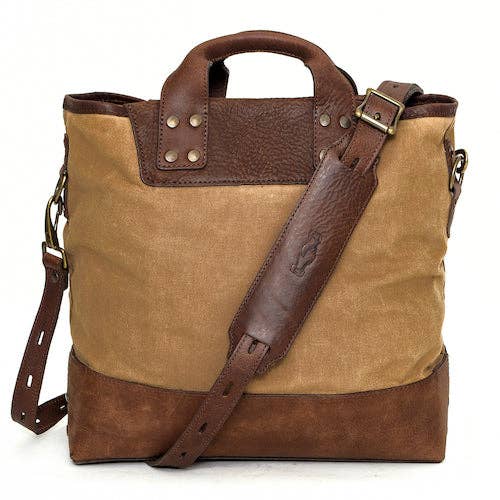 Heritage Waxed Canvas Tote Bag