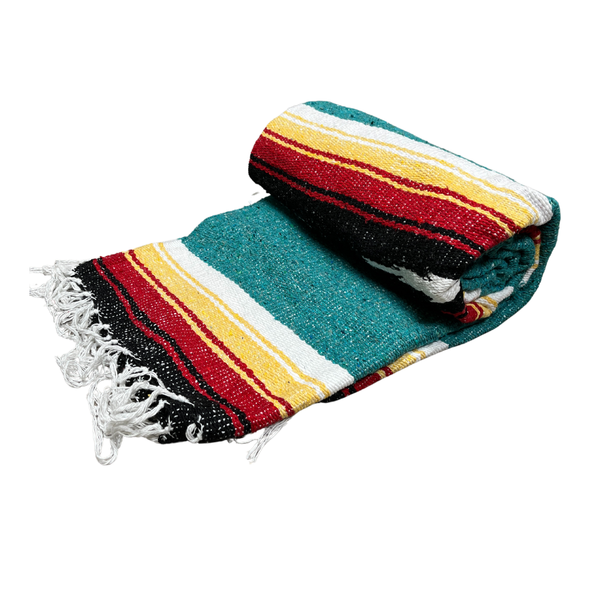 Turquoise Yoga Blanket