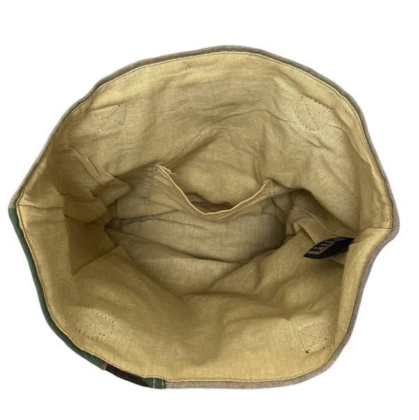 Recycled Tent Tote with Camouflage