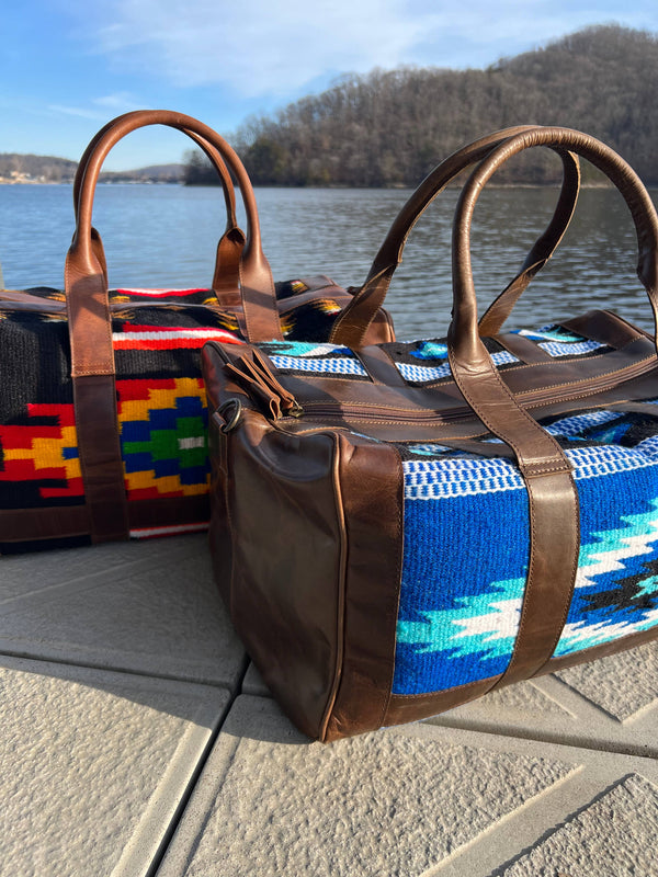 Western Saddle Blanket Duffel Bag