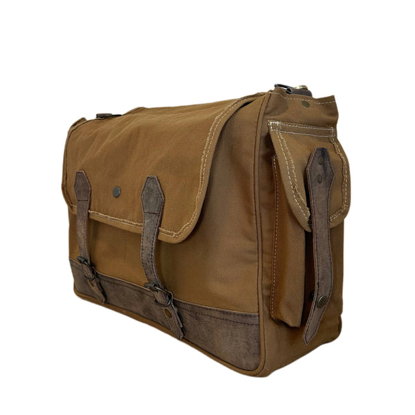 Tuscany Green Canvas Unisex Crossbody/Messenger Bag