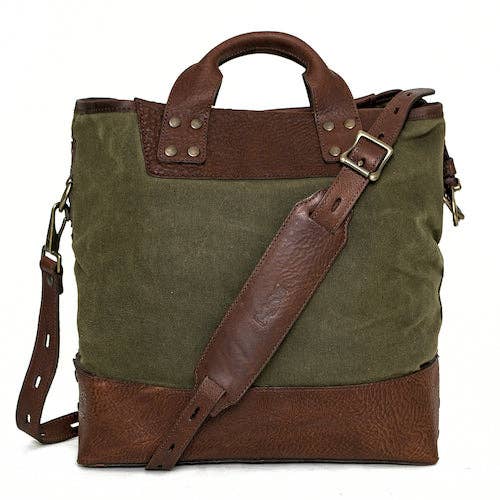 Heritage Waxed Canvas Tote Bag