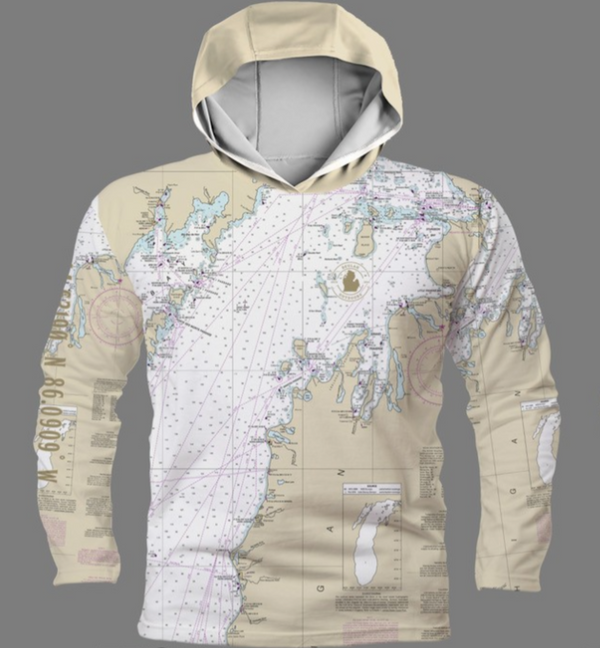Chart Map Rashguard