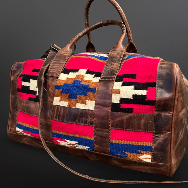 Western Saddle Blanket Duffel Bag