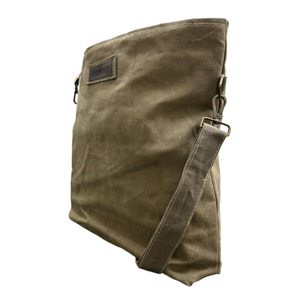 Unisex Recycled Military Tent Crossbody