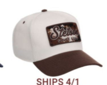 Stetson Cowhide Patch