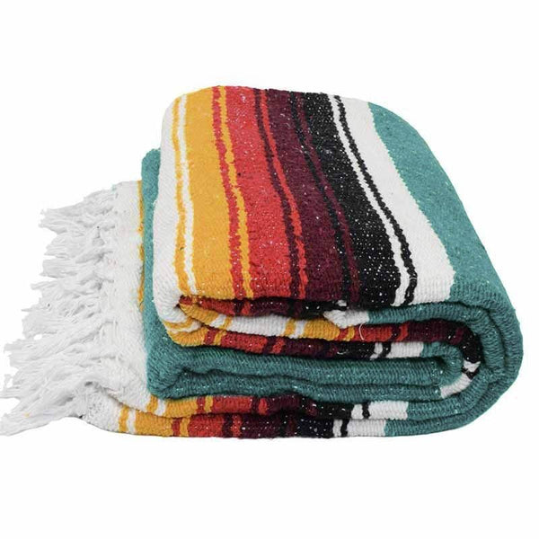 Turquoise Yoga Blanket