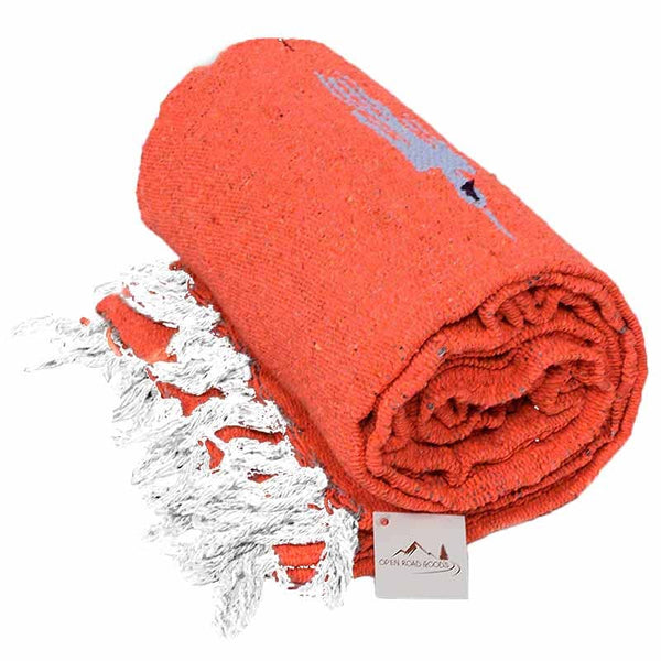 Orange Yoga Blanket