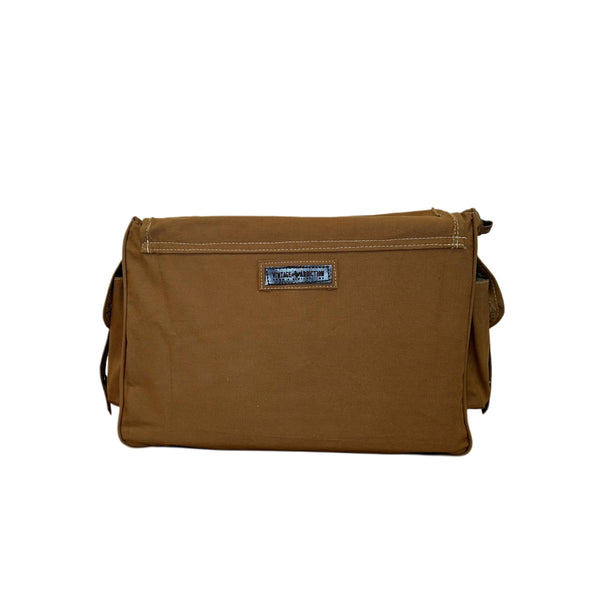 Tuscany Green Canvas Unisex Crossbody/Messenger Bag