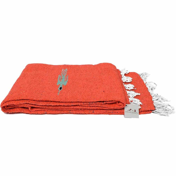 Orange Yoga Blanket
